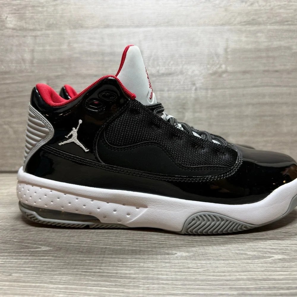Jordan Max Aura 2 Black Cement Sneakers Shoes GS 6.5Y Women's 8 CN8094-006